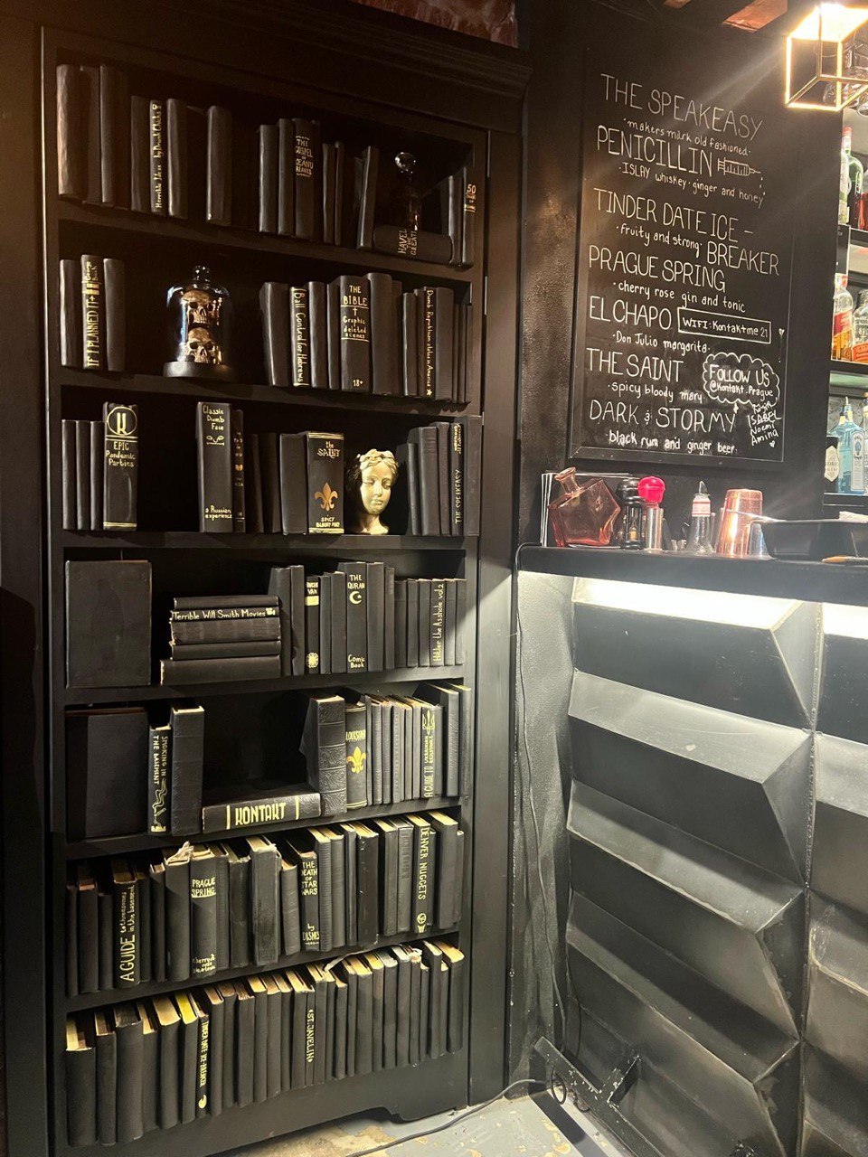 Speakeasy Bookshelf